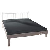 Bassetti Hoeslaken Uni E1/556 titanium katoen/elastaan, afmetingen: 90cm x 190cm, 100cm x 220cm, 9302333