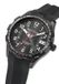 Nautica NST Everyday Quartz Analoog Horloge Zwart Kast Staal Band Siliconen Zwart 44mm