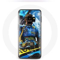 Maniacase Hoesje voor Samsung Galaxy S9 Plus Formule 1 Fernando Alonso F1 wereldkampioen