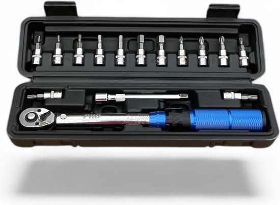 Pro Sport Lights Momentsleutel Fietsgereedschap 1/4 - Fiets 2/24Nm - Draaimomentsleutel Set