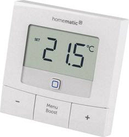 Homematic IP HmIP-WTH-B Wandthermostaat Draadloos | Wit | LCD Display