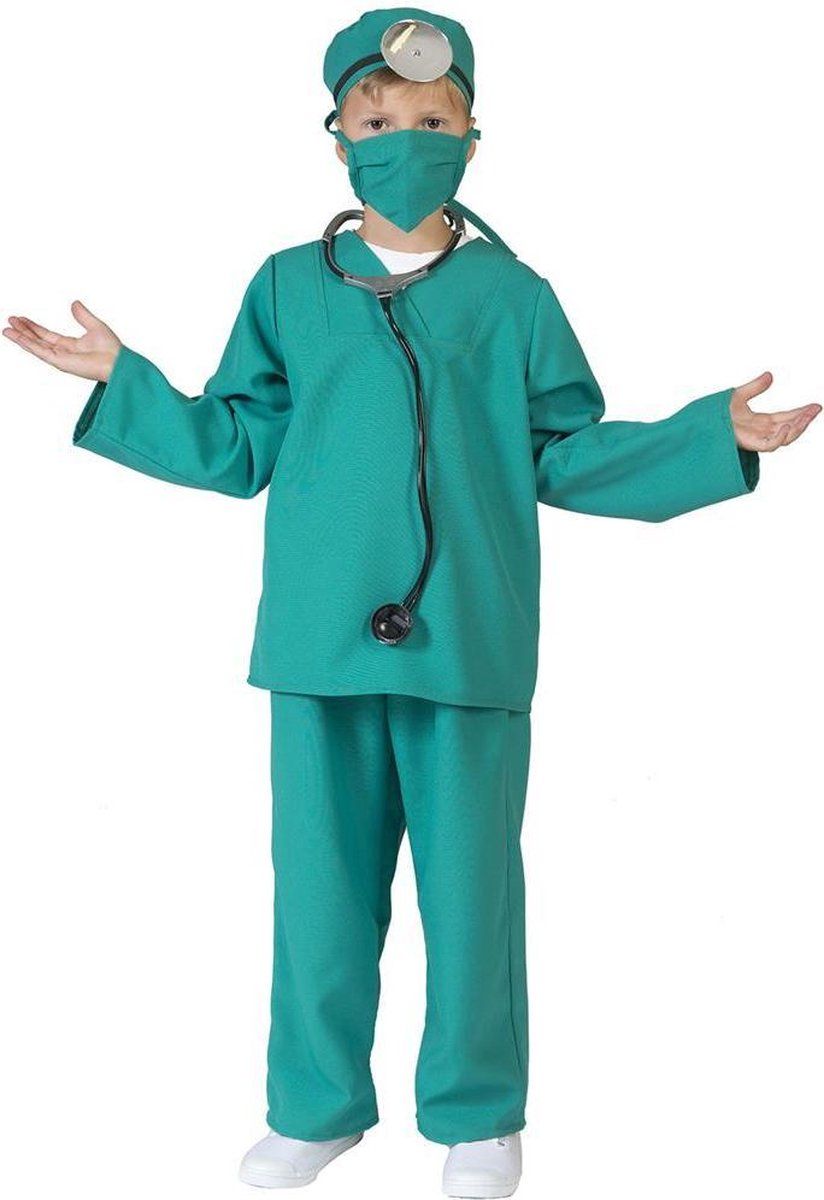Funny Fashion Surgeon Sem Costume - Kids - Size 140 - Green