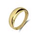 Lucardi Dames 14 karaat geelgouden ring breed