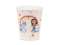 PartyDeco Gabby's Dollhouse Bekers Regenboog (6 stuks) 250 ml Papier