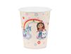 PartyDeco Gabby's Dollhouse Bekers Regenboog (6 stuks) 250 ml Papier