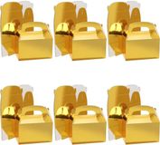 Merkloos Zeynomax - Goud Glanzende Feest Geschenken Doosjes - Luxe Geschenkdoosjes voor Verjaardagen - 24 Stuks
