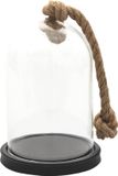 Clayre & Eef Stolp Ø 17x28 cm Transparant Hout