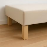 La Fabrique de Pieds Set van 4 poten, hout, licht gelakt, 17,5 x 5,5 x 5,5 cm
