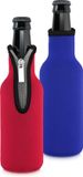 kwmobile 2 Flessenkoeler compatibel met 330ml fles - Blauw/Rood