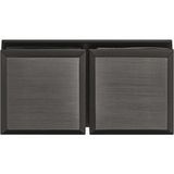 Häfele Porte-verre 180 ° H2226 laiton graphite-noir