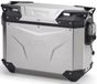 Givi Trekker Outback Evo Smart, étui latéral Monokey-Cam-Side, couleur : Aluminium, taille : 37 l