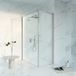 FortiFura Galeria Douchecabine - 70x140x200cm - Veiligheidsglas - Antikalkbehandeling - Geborsteld RVS PVD