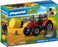 PLAYMOBIL Country Grote tractor met hooiballen