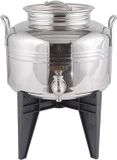Sansone Olijfolievat 5 liter (RvS) met Kraan en Onderstel