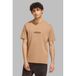 adidas Sportswear regular fit T-shirt met logo - camel