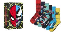 Happy Socks unisex giftbox 6P sokken spider man multi (Marvel)