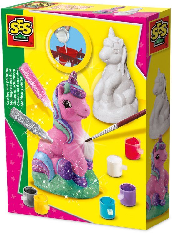 SES Creative Gieten en Schilderen Unicorn Knutselset