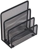 Zeller 17732 brievenbus, antraciet, net, ca. 17,5 x 8,5 x 13,5 cm, bureau-organizer, brievenhouder, orde op het bureau