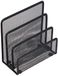 Zeller 17732 brievenbus, antraciet, net, ca. 17,5 x 8,5 x 13,5 cm, bureau-organizer, brievenhouder, orde op het bureau