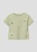 s.Oliver T-shirt saliegroen katoen kinderen unisex korte mouw dierenprint ronde hals 86