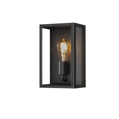 Konstsmide Capri Wandlamp - Zwart - E27 - IP44