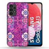 Beschermhoes Samsung Galaxy A13 Beschermhoes, textuur, cement, violet