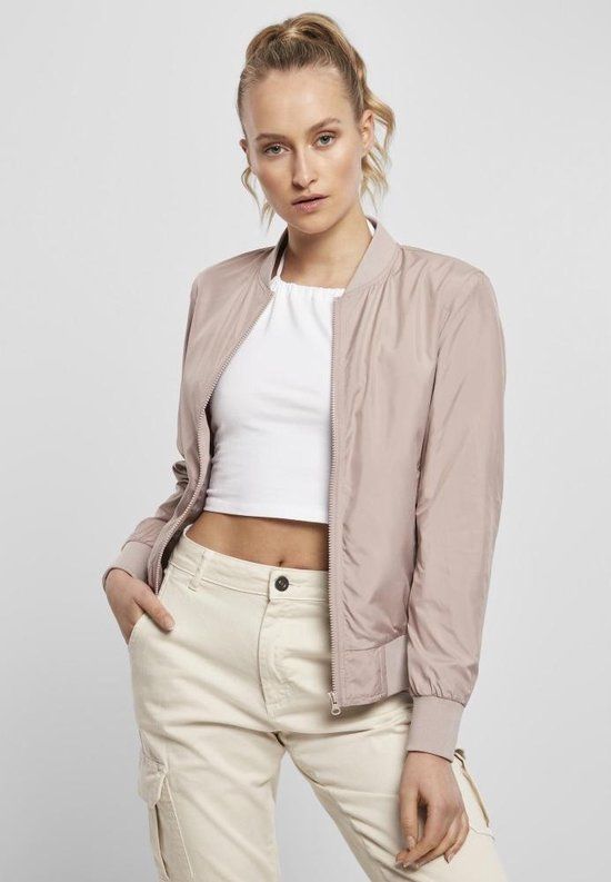 Urban Classics Bomber Jacket TB1217 Dusk Rose Women's Size - M