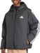 adidas Essentials Climawarm 3 strepen geïsoleerde jas met capuchon voor heren, zwart, XL