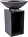 RedFire Onyx Classic BBQ - Ø80cm - Black - Steel - Fire Pit - Includes Cover