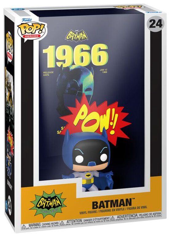 Funko Batman 1966 Batman (VHS Cover) - vinylfiguur 24 Unisex Funko Pop! - meerkleurig - Standard