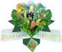 POP UP 3D Pop-up wenskaart met envelop – Roarsome Birthday - Dinosaur