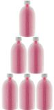 Claudius Cosmetics B.V. Badkaviaar Rozen - 400 gram - Fles met witte dop - set van 6 stuks - bad parels voor in bad