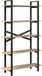 vidaXL Boekenplank - 5-laags - 100 x 33.5 x 178 cm - Bewerkt hout - Eik Sonoma