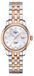 Tissot Montre automatique Le Locle Lady pour femmes argent et or rose avec diamants T006.207.22.116.00