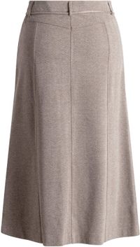 Yest Jupe mi-longue Curve avec ceinture Plus Size - gris-vert