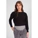 LOVE2WAIT viscose gebreide zwangerschapstrui - zwart