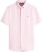 Tommy Hilfiger Herren Leinen Regular Fit Hemd Kurze Ärmel S