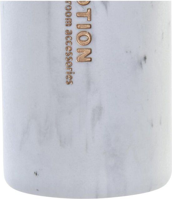 DKD Home Decor Marmer Zeepdispenser - Wit - Modern