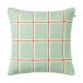 Chhatwal & Jonsson Raha Housse de coussin 50x50 cm Aqua-abricot orange