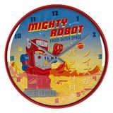 Nostalgic-Art Retro wandklok, Mighty Robot – cadeau-idee voor gamers, grote keukenklok, vintage design ter decoratie, Ø 31 cm