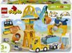 LEGO DUPLO 10476 3-in-1 Bouwplaats en Voertuigen