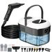 OEM Draagbare stoomreiniger, 1400 ml, handapparaat, met touchscreen, grijs/groen