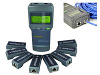 KALEA-INFORMATIQUE Professionele tester voor RJ45 Ethernet-netwerken. Toont het bedradingsschema en lokaliseert de kabelfout vanaf de oorsprong, met 8 satellieten.
