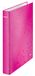Leitz A4 2-Rings Ringband, Capaciteit Tot Maximaal 230 Vellen, WOW, Rugbreedte van 40mm, Metallic Roze, 42410023