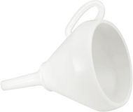 Hunersdorff Universele trechter, Ø 350 mm, polyethyleen (HDPE), voedselveilig, met zeef, overlooprand en handvat