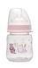 NIP Fles met brede hals met anti-koliek zuiger: babydrinkfles met Actiflex systeem, Made in Germany, BPA-vrij, siliconen, eenheidsmaat, zuiggat M-medium drinkstroom, 150 ml, meisje