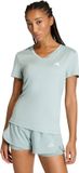 Adidas Performance Workout Essentials V-Neck T-Shirt - Dames - Groen