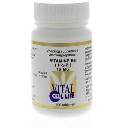 Vital Cell Life Vitamine b 6 p 5 p 16 mg 100 TB