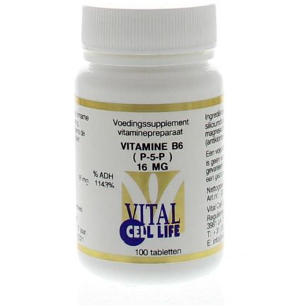 Vital Cell Life Vitamine B6 P5P 16 mg - 100 TB