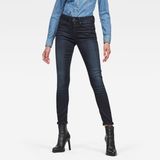 G-Star 3301 High Skinny Wmn Jeans Dames Katoen/Lyocell/Polyester Dk Aged W23L30